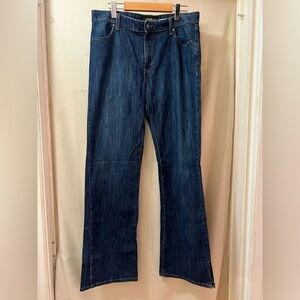 Eddie Bauer Dark Blue Denim Pants Size 12 NWOT